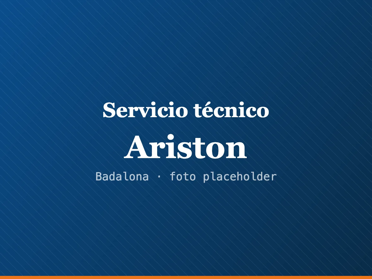 Servicio técnico de calderas Ariston en L'Hospitalet