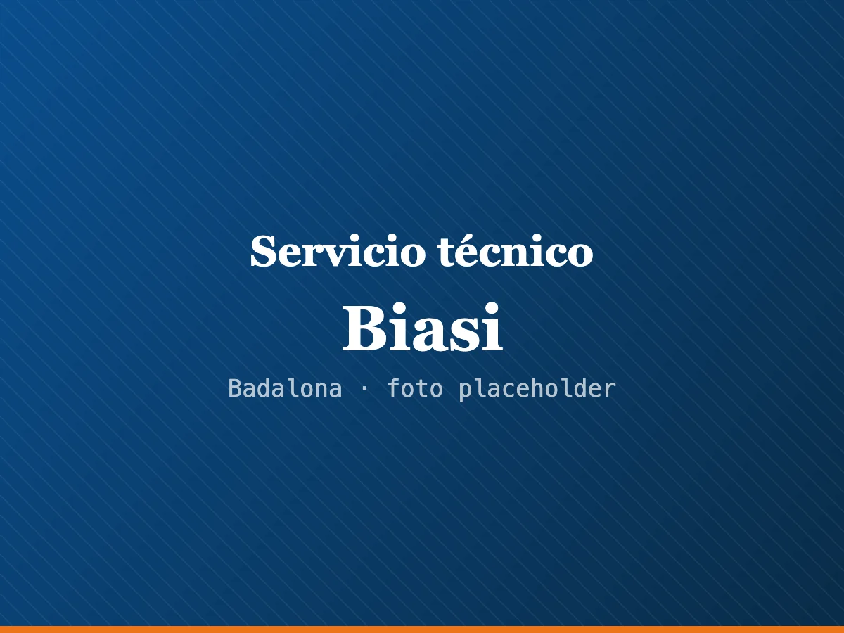 Servicio técnico Biasi en L'Hospitalet