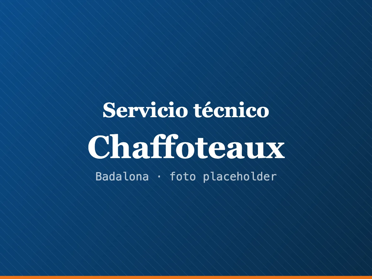 Servicio técnico de calderas Chaffoteaux en L'Hospitalet