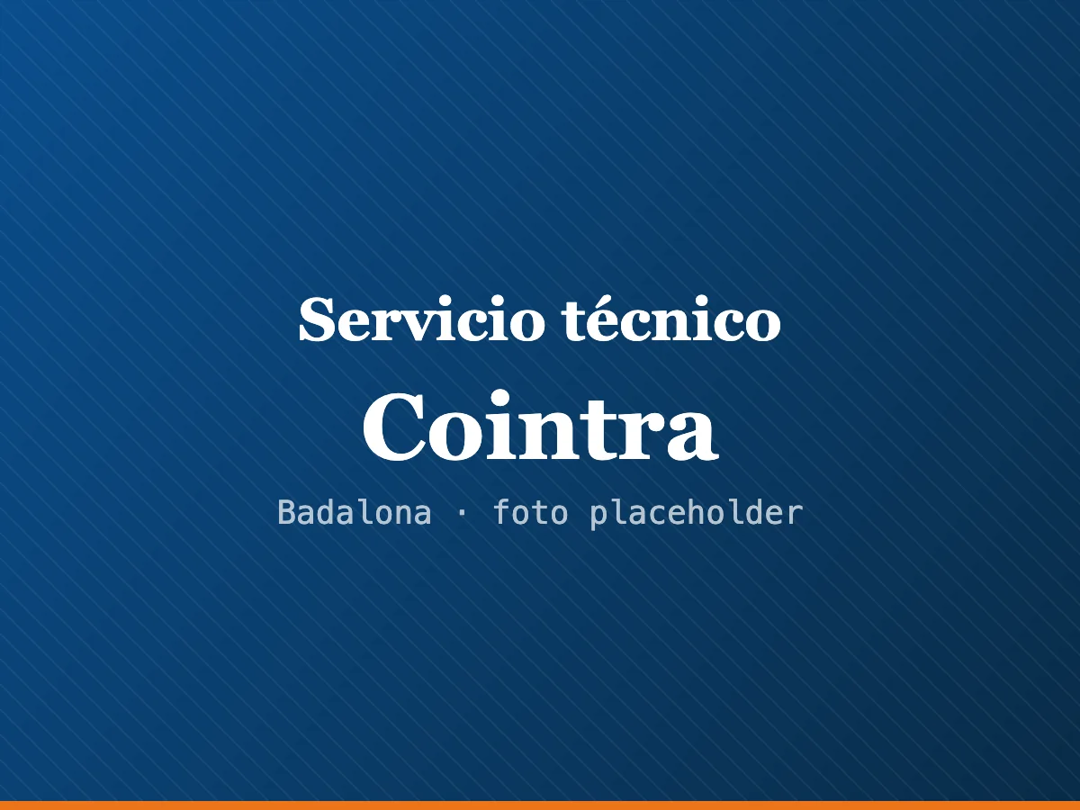 Servicio técnico de calderas Cointra en L'Hospitalet