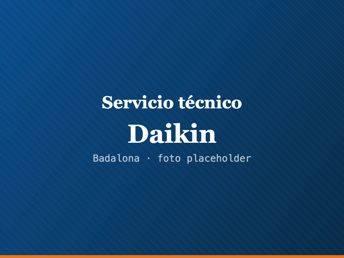 Servicio técnico Daikin en L'Hospitalet