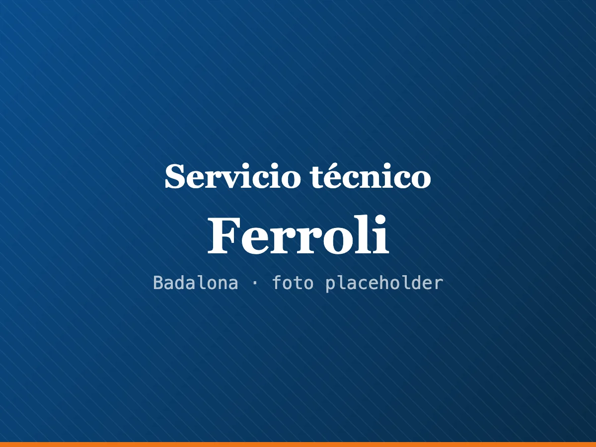 Servicio técnico de calderas Ferroli en L'Hospitalet