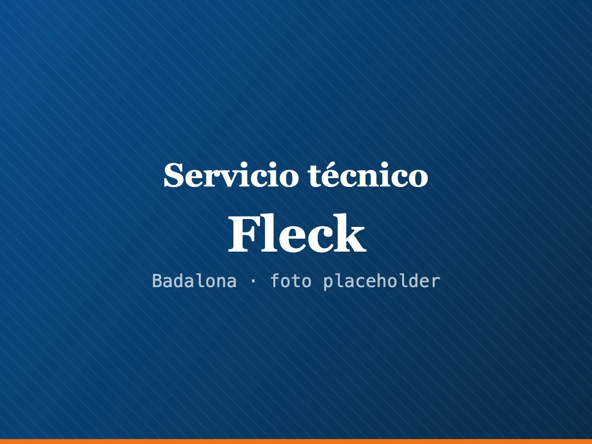 Servicio técnico de calderas Fleck en L'Hospitalet