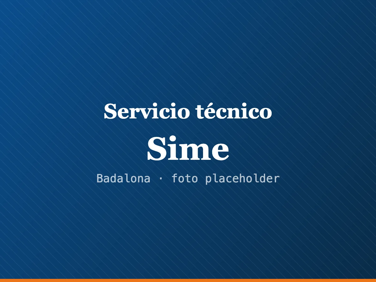 Servicio técnico de calderas Sime en L'Hospitalet