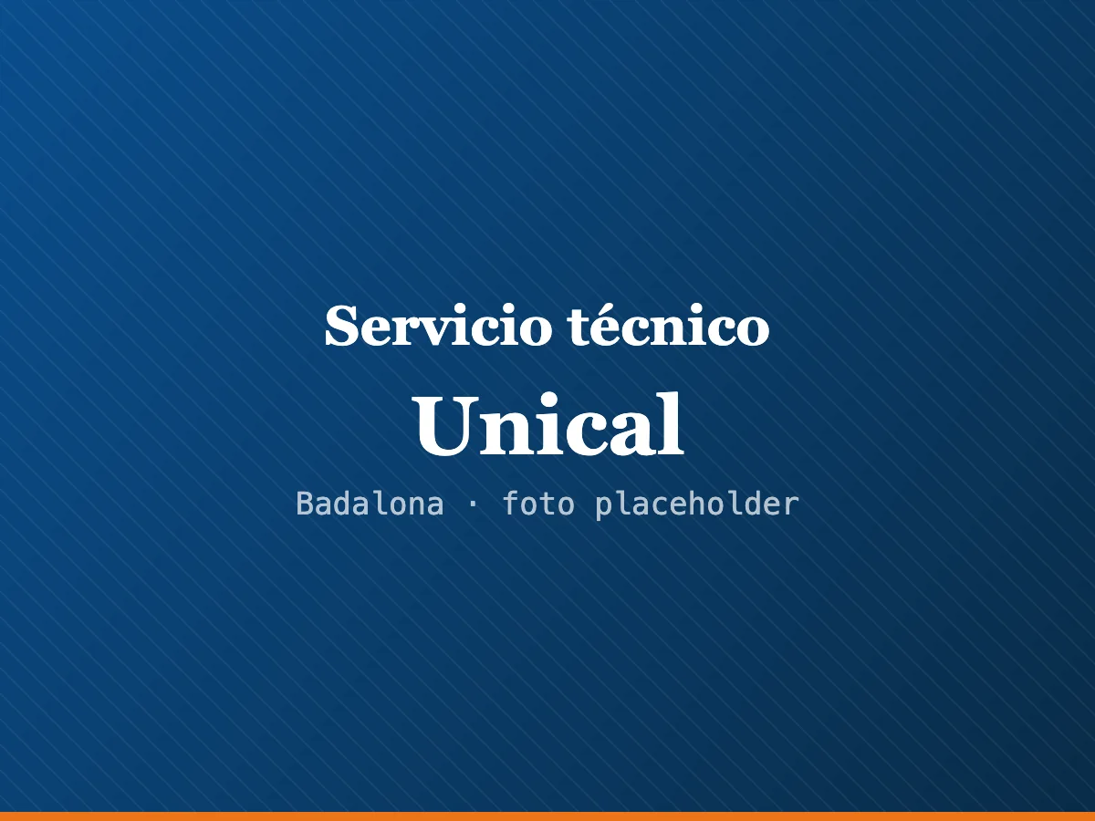 Servicio técnico Unical en L'Hospitalet
